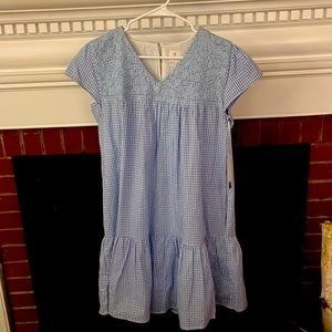 Blue Gingham J. Marie dress in perfect condition. Never worn. Still has tags.